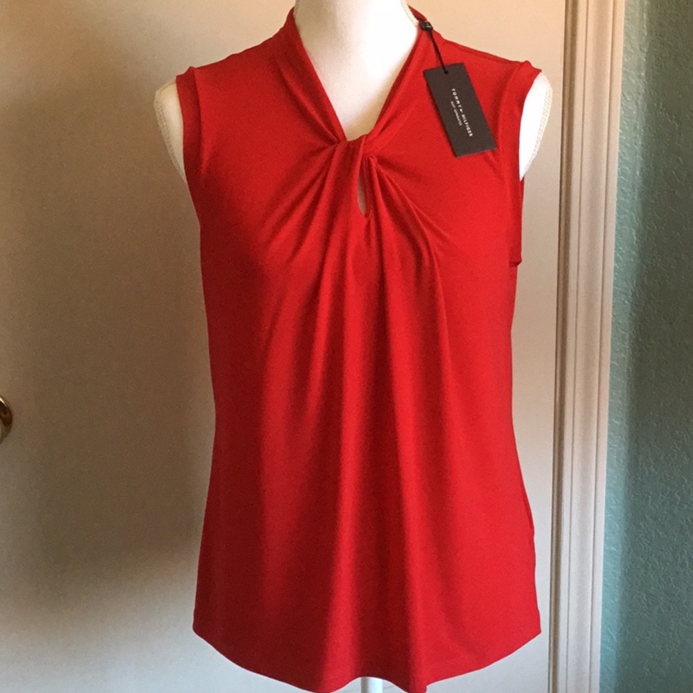 Tommy Hilfiger top red medium
